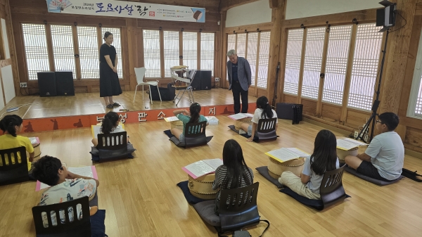 ▲보성영재교육원 산출물 집중수업(사진제공=보성교육지원청)