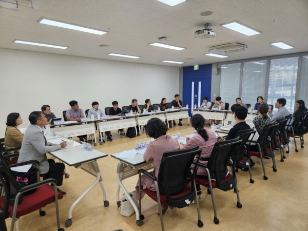▲광주학생독립운영기념회관에서 교육용 스마트기기 협의체 회의가 개최됐다.(사진제공=광주광역시교육청)