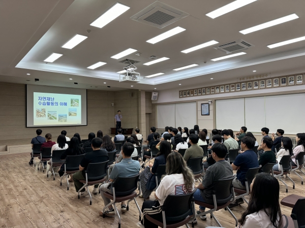 ▲구례군은 지난 29일 찾아가는 맞춤형 자연재난 수습복구 교육·컨설팅을 개최했다.(사진제공=구례군)