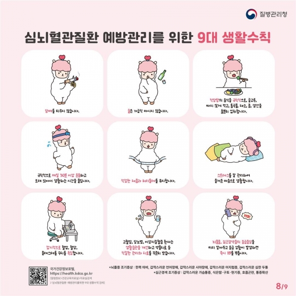 ▲레드서클 혈관숫자알기(사진제공=장흥군)