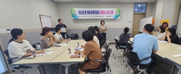 ▲영암군이 지난 9일부터 지역 어린이집과 유치원 영유아 310명의 무료 요충감염 검사에 돌입했다.(사진제공=영암군)