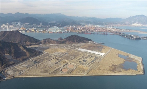 ▲묘도 항만재개발사업지구(사진제공=여수시)