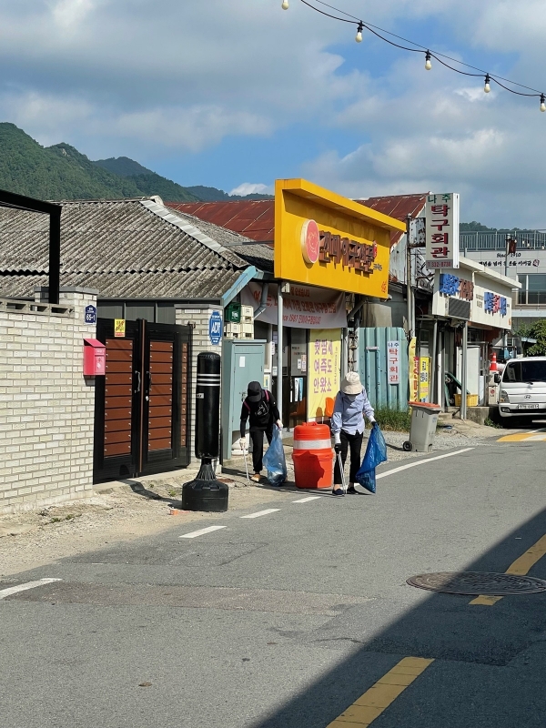 ▲2024년 상반기 공공근로사업 참여 모습. (사진제공=나주시)