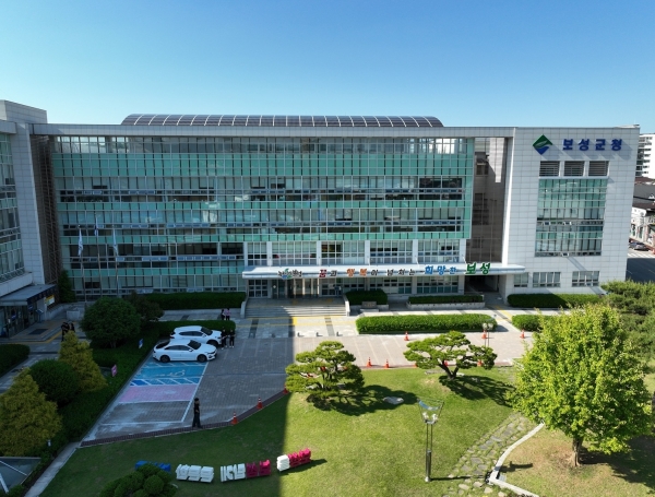 ▲보성군청사 전경(사진제공=보성군)