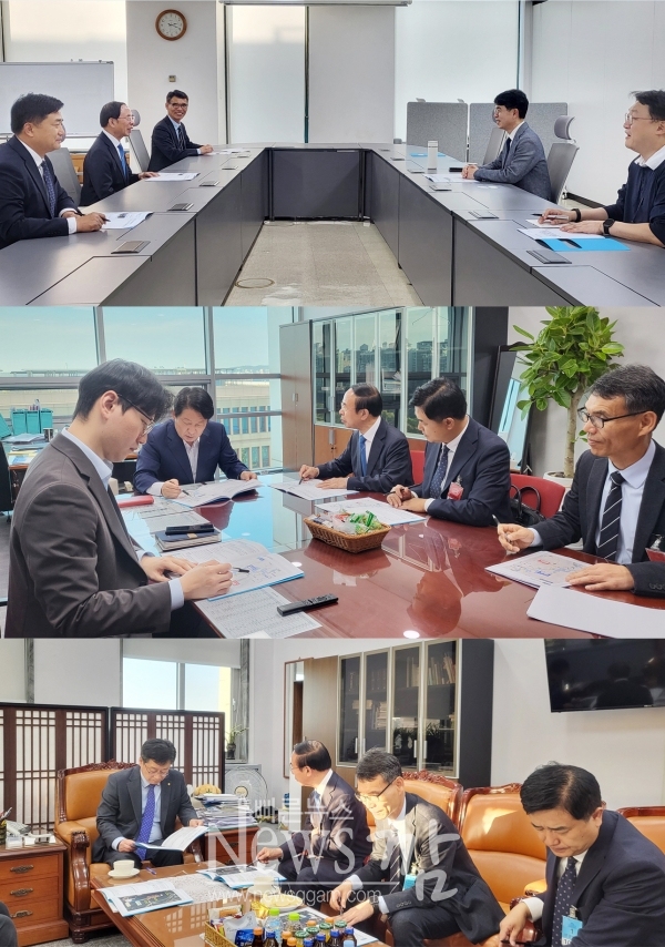 심민 임실군수가 군 현안 사업 해결을 위해 환경부 장관과 권영진, 안호영, 조배숙 국회의원을 차례로 만나는 등 동분서주하고 있다.