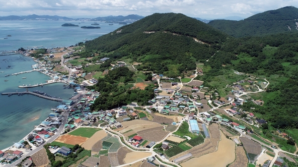 ▲여수 금천항 어촌뉴딜300사업 대상지 전경(사진제공=한국농어촌공사 전남지역본부)
