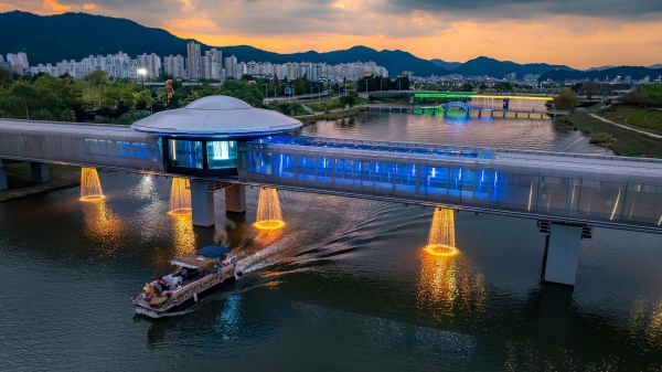 ▲순천만국가정원 스페이스브릿지(사진제공=순천시)