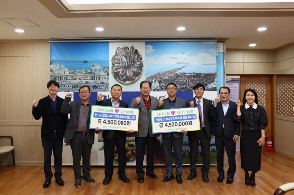 ▲진도군은 선진농협과 북신안농협이 고향사랑기부제 상호기부에 동참했다.(사진제공=진도군)