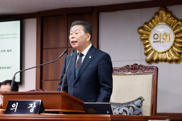 ▲강형구 순천시의장(사진제공=순천시의회)