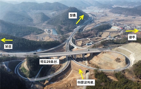 ▲지방도839호선(사진제공=장흥군)