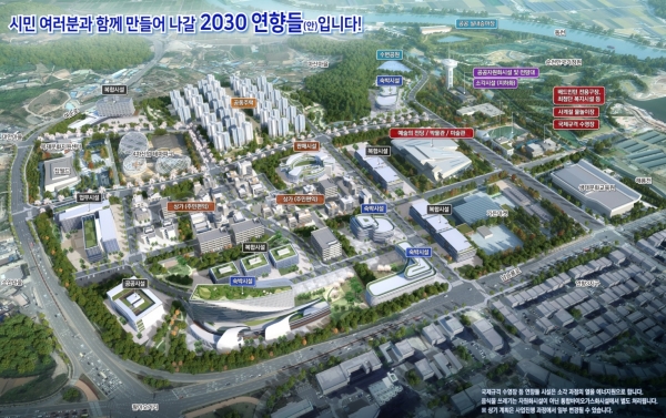 연향들 도시개발사업 조감도
