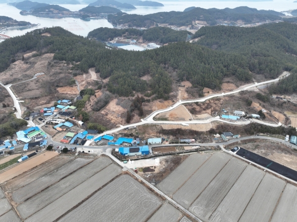 ▲완도군 약산면 우두 마을 밭 전경(사진제공=완도군)