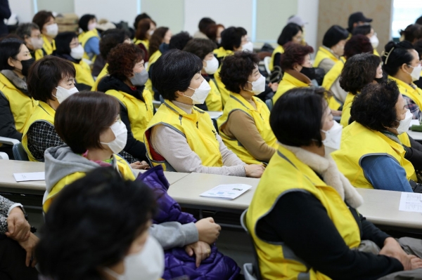 ▲광주의료사협 노인일자리 발대식(사진제공=광주 광산구)