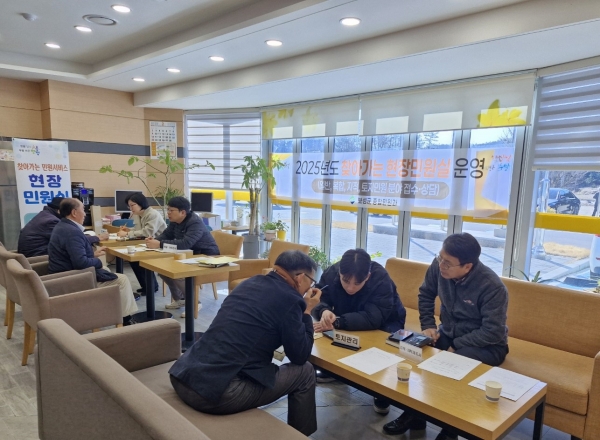 ▲보성군이 ‘찾아가는 민원서비스 현장민원실’을 운영 하고 있다(사진제공=보성군)
