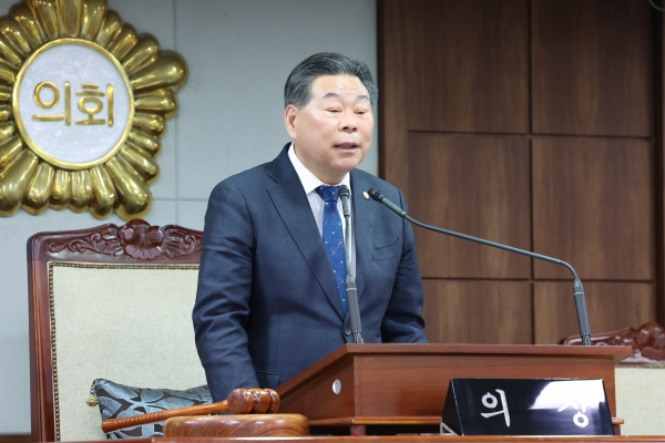 ▲순천시의회는 18일 제285회 임시회를 개회하고 24일까지 7일간의 회기 일정을 시작했다.(사진제공=순천시의회)