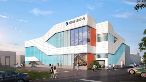 ▲완도읍 개포지구 주차타워 조감도(사진제공=완도군)