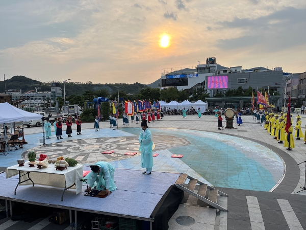 ▲‘전라좌수영 둑제’ 재현 모습(사진제공=여수시)