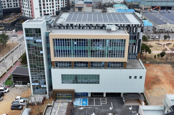 ▲하남다누리체육센터 전경(사진제공=광주 광산구)