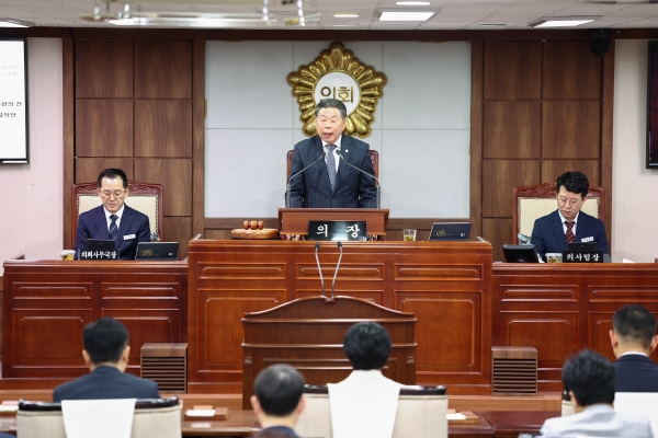 ▲순천시의회는 9일 제286회 임시회를 개회하고 17일까지 9일간의 회기 일정을 시작했다.(사진제공=순천시의회)