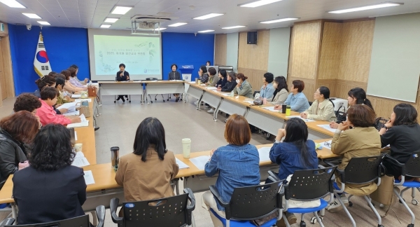 ▲10일 청사 중회의실에서 ‘2025 상반기 역량강화 연찬회’가 진행되고 있다.(사진제공=전라남도교육청)