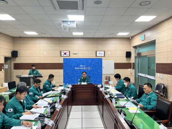 ▲순천시는 22일 ‘순천시 지반침하 예방을 위한 대책보고회’를 개최했다.(사진제공=순천시)