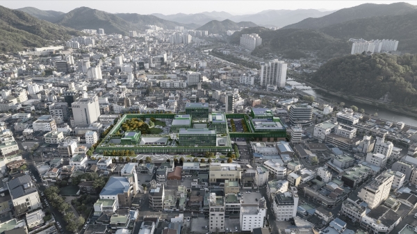 ▲순천시 신청사 조감도(사진제공=순천시)
