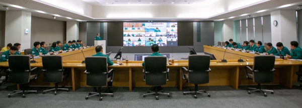 ▲한국농어촌공사는 지난 12일 ‘장마대비 특별점검 회의’를 개최했다.(사진제공=한국농어촌공사)