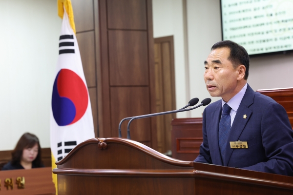 ▲순천시의회 우성원 의원(사진제공=순천시의회)