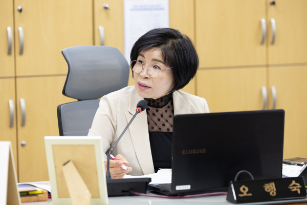 순천시의회 오행숙 의원, 「순천시의회 의정자료실 설치 및 운영 조례안」 발의